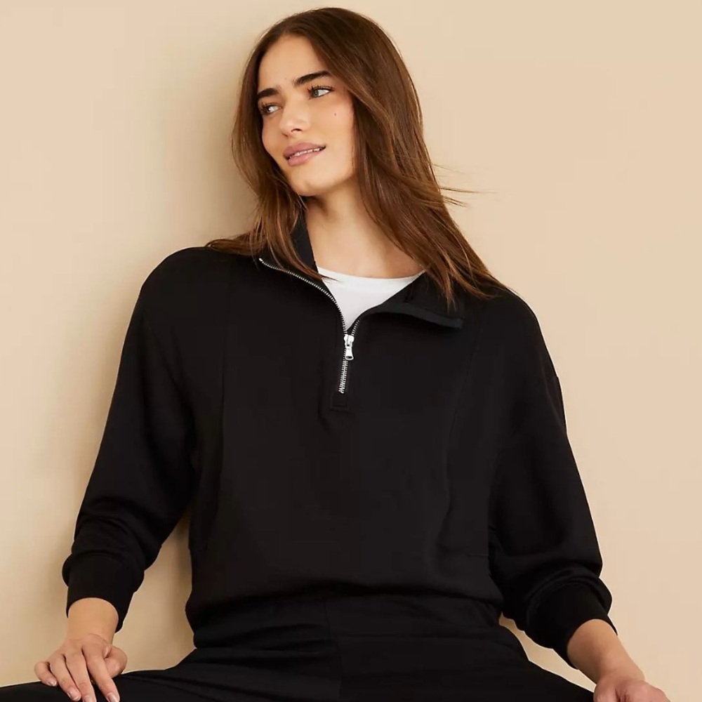 NEW Lou & Grey Scubasoft Half Zip Top